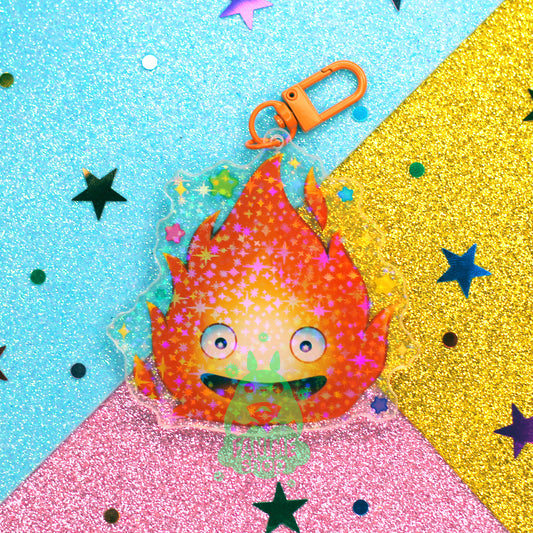 Calcifer Acrylic Charm